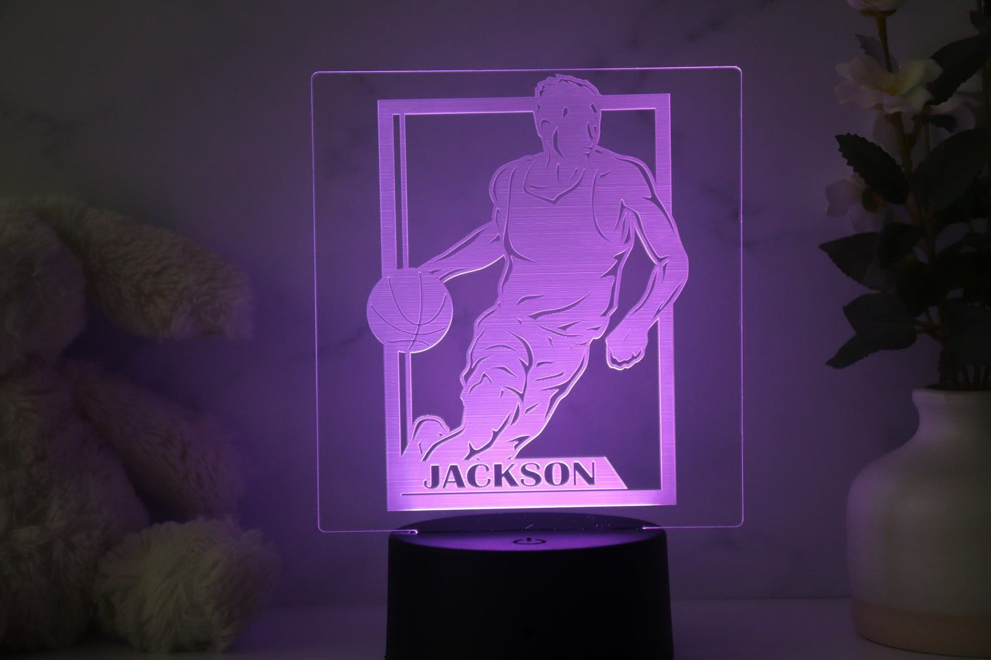 Basketball Player Night Light