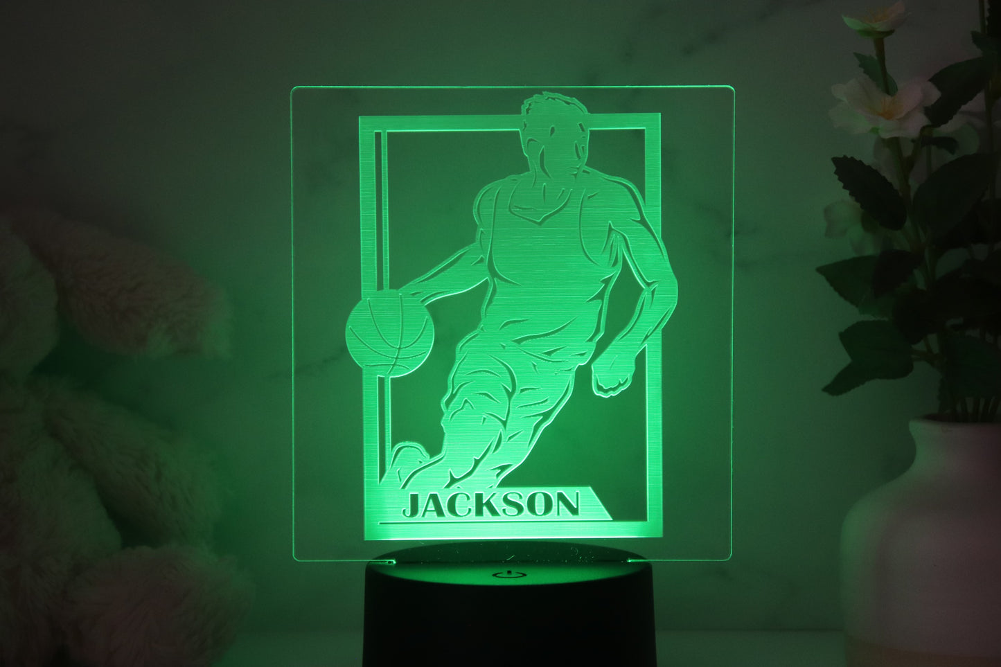 Basketball Player Night Light