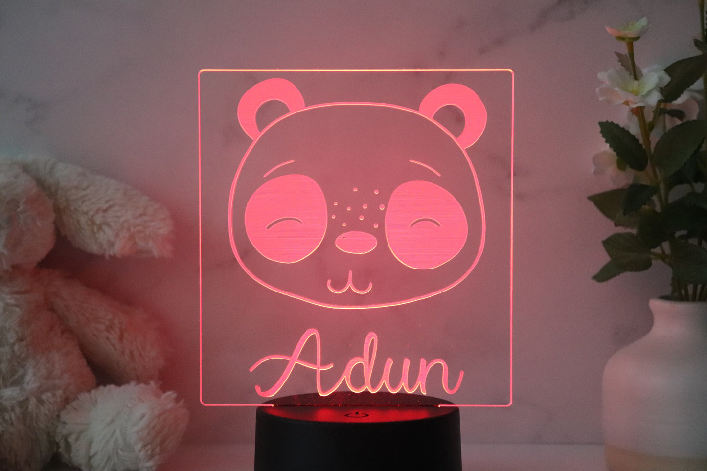 Panda Face Night Light