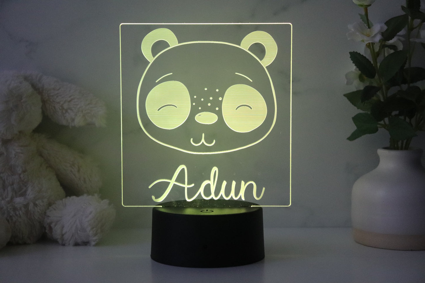 Panda Face Night Light