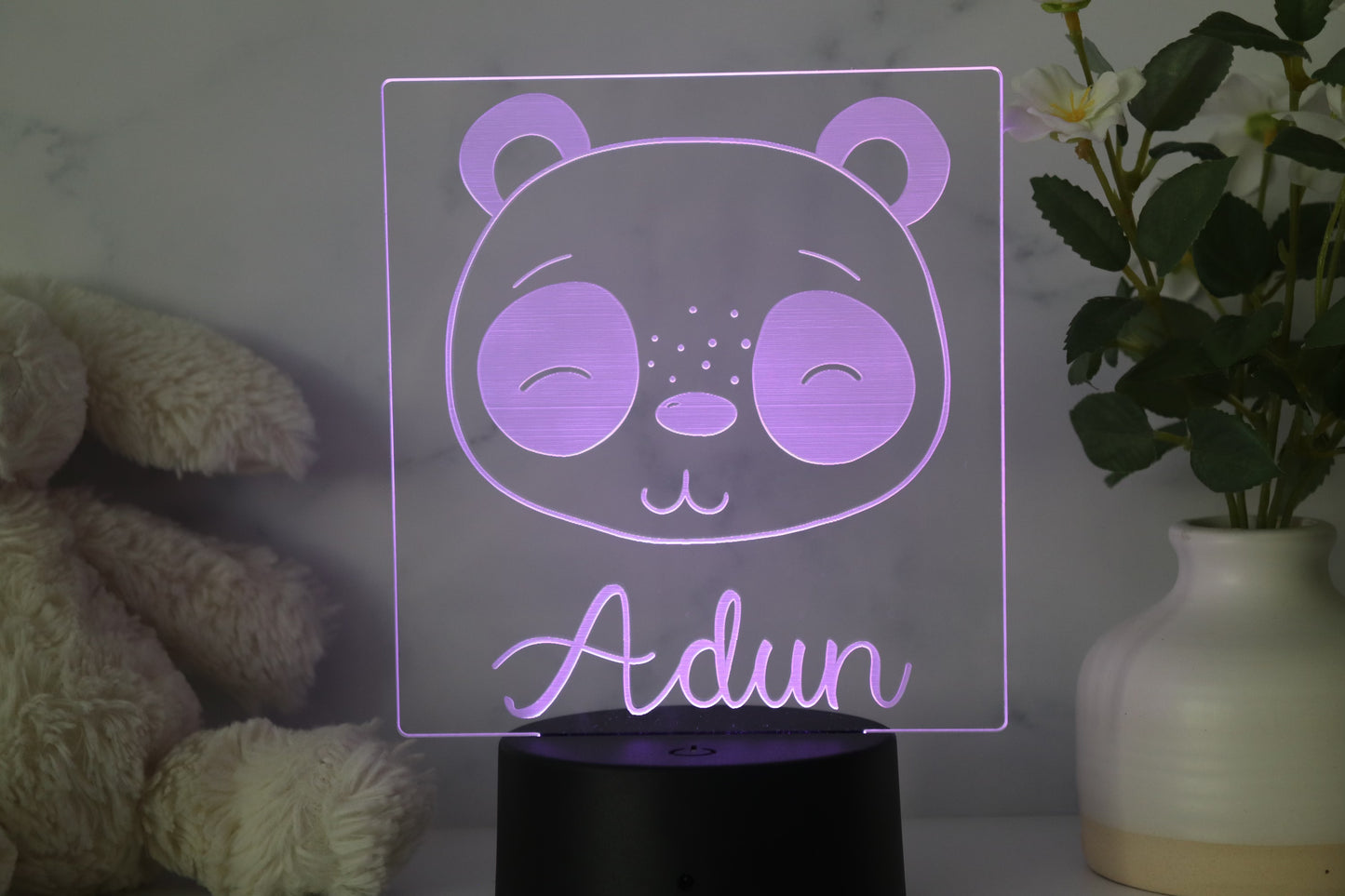 Panda Face Night Light