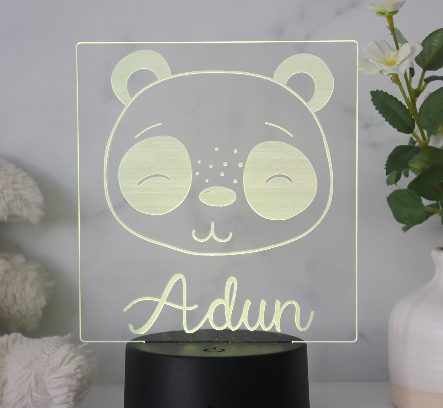 Panda Face Night Light