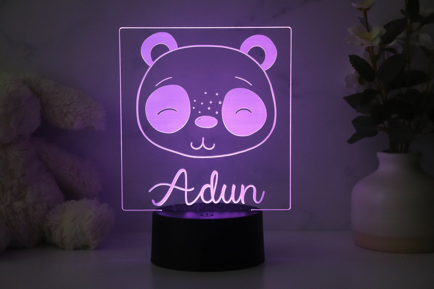 Panda Face Night Light