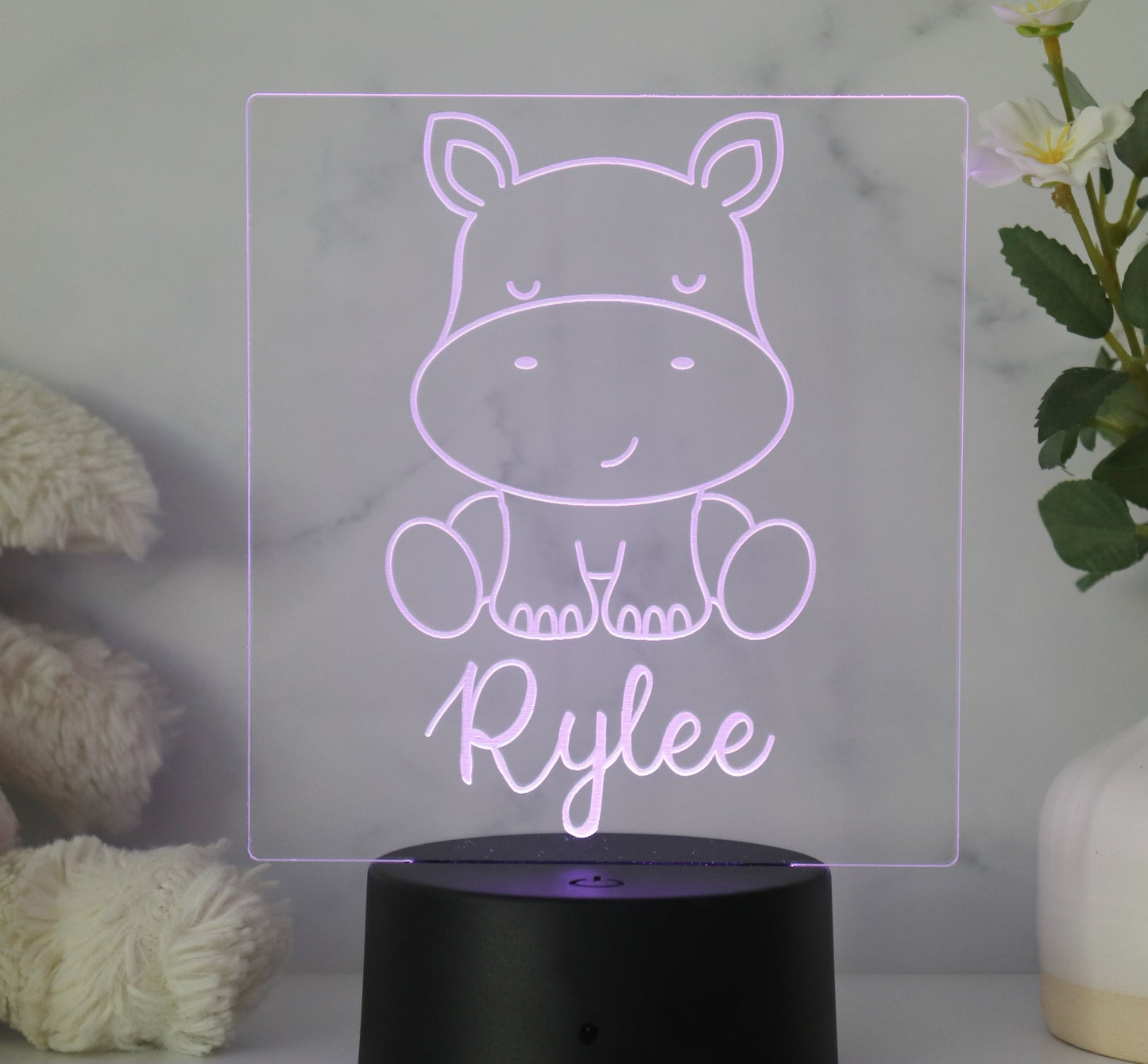 Hippo Night Light